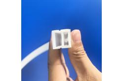 China LED Lights Transparent Silicone Rubber Profiles Extrusion Heat Resistant supplier