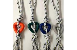 China Cotton Rope Rubber Pet Chew Toys For Small Medium Large Dogs supplier