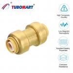 Quick Connect Water Fittings Elbow High Press Brass Material Push In Fit Pipe Fitting For Water Plumbing for sale