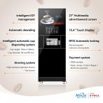 MACAS Commercial Floor Standing Coffee Machine with Advanced Technology and Self-Developed Brewer for Consistent for sale