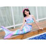 Colorful Unicorn Mermaid Tails for Swimming Princess Bikini Bathing Suit Children's Day for 3-12Y for sale