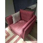 Modern Italian Design European Single Seat Fabric Sofa for sale