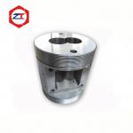 55mm Hole Animal Food Extruder Spare Parts Feeder Twin Screw Barrel For Food Extruder 45 Steel+6542 Materials for sale