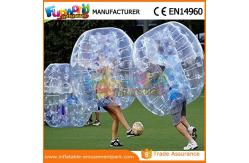 China 1.2 M Diameter PVC Transparent Inflatable Bubble Soccer Human Zorb Ball supplier