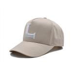 Cotton Sweatband Embroidered Baseball Caps With Metal Badge Curved Shape for sale