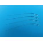 Curved Conical Quartz Glass Rod OEM Design for dental curing device