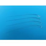 Curved Conical Quartz Glass Rod OEM Design for dental curing device for sale