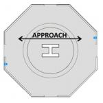 IP66 HAPI Polycarbonate 9000cd Helipad Landing Lights