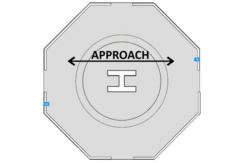 China IP66 HAPI Polycarbonate 9000cd Helipad Landing Lights supplier