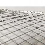 Architectural Interior Partitions Barriers 0.1mm Galvanized Expanded Metal Sheet
