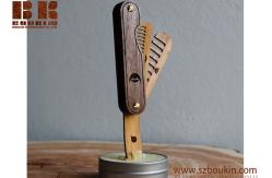China Hair Combs Anti-static  wooden beard comb walmart wooden beard comb and brush 4 Inches supplier