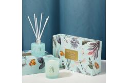 China Custom Print Logo Candle Jar With Box Cardboard Rigid Packaging Box supplier