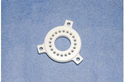 China 1800°C Max Operating Temp Alumina Ceramic Ring 1012 Ω.Cm Insulation Resistance supplier