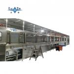Metal Stamping Parts Ultrasonic Cleaning Equipment 28KHZ - 40KHZ Tunnel Dryer for sale