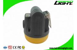 China Light Weight LED Rechargeable Miners Cap Lamp 10000lux Brightness 1 Year Warranty supplier