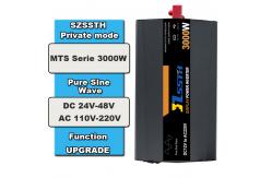 China Off Grid Pure Sine Wave Power Inverter 3KW Customized Socket 50Hz 60Hz supplier