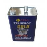 4L Engine Oil Tin Can Metal Handle Lids Square Tin Containers