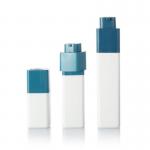 Square Shape With Special Head 30ml Airless Pump Bottle For Cosmetic Skincare for sale