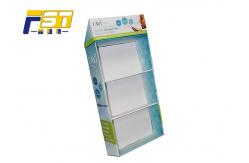 China Corrugated Paperboard Counter Hook Display Stand Durable Environment Friendly supplier