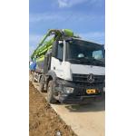 Used Zoomlion 63m Concrete Pump Truck Pumping Efficiently And In Good Condition