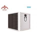Mono Silicon Solar Panels 50 Watt Mono Poly Crystalline Solar High Performance for sale