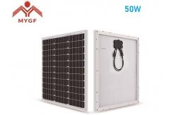 China Mono Silicon Solar Panels 50 Watt Mono Poly Crystalline Solar High Performance supplier