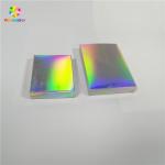 Recycled Paper Box Packaging Customized Printing 250gsm Hologram Cardboard Durable for sale