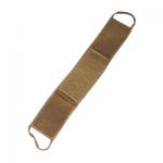 Natural Brown Hemp Exfoliating Back Strap For Hard Reach Area Back Cleaning for sale