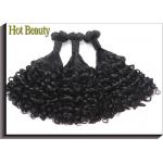 Unprocessed Funmi Human Raw Virgin Hair Extensions No Tangle No Shed Curly Hair