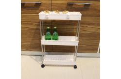 China Sonsill Skinny Rolling Home Storage Carts Stainless Steel Practical Multiscene supplier