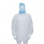 OEM Disposable Lab Coats S - 5XL With Snap Closure for sale