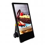 Movable Outdoor Digital Signage Advertising Display High Brightness Waterproof IP65 for sale