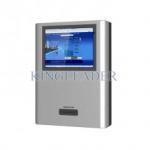 Space-saving Design Wall Mount Kiosk With Thermal Receipt Printer , TFT LCD Display for sale