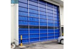 China 3m Height  0.6 M/S Roll Up Security Shutters With PVC Window supplier