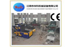 China Safe Hydraulic Baler Machine , Cast Iron aluminium scrap press machine supplier