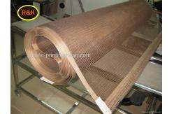 China PTFE Coated Screen Printing Materials Fiberglass Mesh Sheets For Cardboard Division supplier