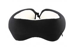 China Luxury Ergonomic Neck Memory Foam Pillow Chin Support Travel Pillow Airplane supplier