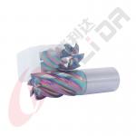 DLC Coating 6 Flute End Mill 25mm 1 for Aluminium CNC Milling Tools for sale