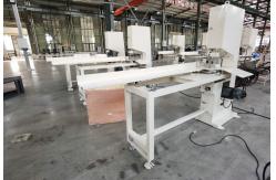 China Semi Automatic Easy Operation Toilet Tissue Paper Roll Cutting Machine supplier