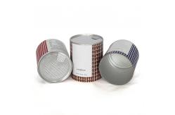 China CMYK Printing Kraft Paper Tube Packaging With Aluminum Foil Lids supplier