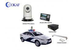 China 4G Car IR Auto Tracking PTZ Camera / Security Camera With Powerful Magnet Mount supplier