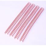 23 Spirals Double Loop Binding Wire Metal Material Electroplated for sale