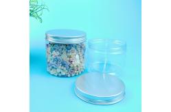 China 270ml 1360ml Clear Plastic Screw Cap Jars For Food Storage supplier