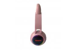 China 1KHz Foldable Bluetooth Earphones LED Cat Ear Design Sound Surrounding Headphone supplier