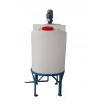 1500L Cone Bottom Plastic Water tank Mixing tank with an Agitator