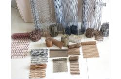 China V- Shaped Decorative Metal Mesh Sheets Soft Hanging Curtains supplier