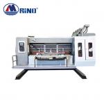 Corrugated Box Cartonbox 2 Color Flexo Printing Machine With Die Cutter for sale