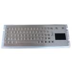 Small IP65 dynamic vandal proof Industrial Keyboard With Touchpad , short stroke