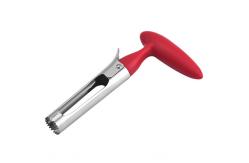 China Easy To Use Red Apple Corer Remover Stainless Steel supplier