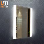 Illuminated Touch Screen Bathroom Mirror For Makeup Waterproof Easy Cleaning for sale